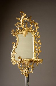 English 19th Century Asymmetric Hall Mirrors