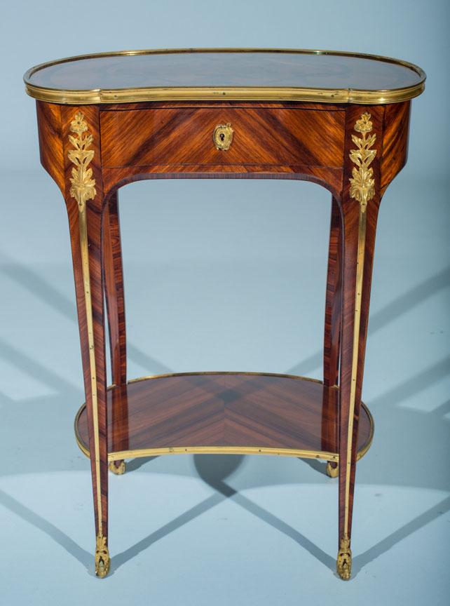 French Kingwood Marquetry Gueridon
