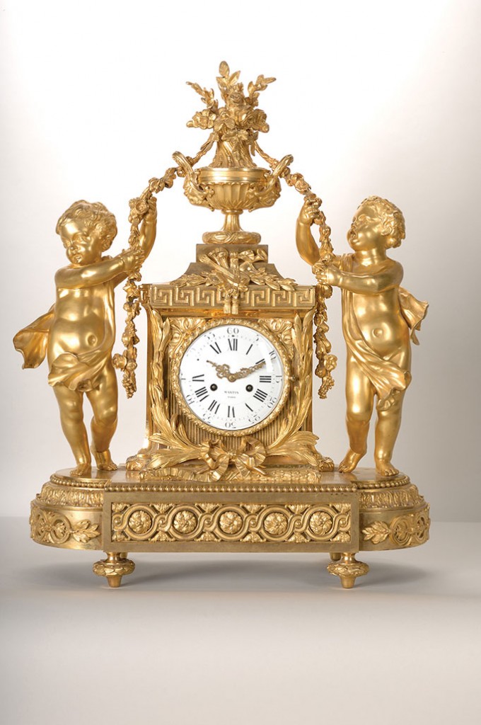 French Dore’ Mantel Clock