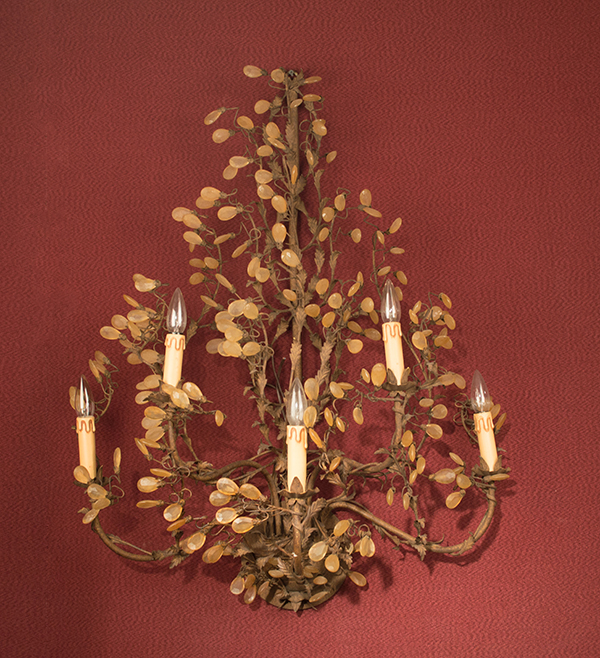 French Wrought Iron Sconces